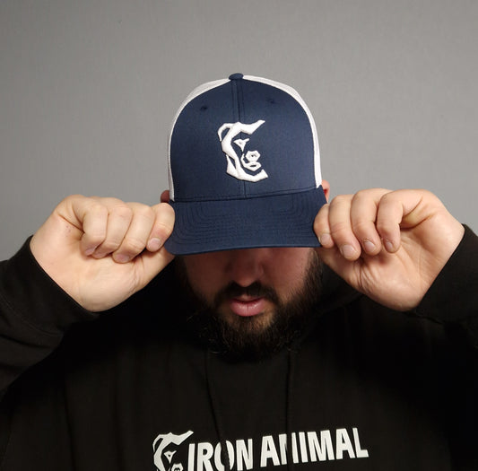 Blue/White Trucker Cap